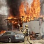 tesla burns down house 03