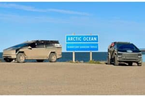 tesla cybertruck arctic circle