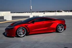 custom new tesla roadster