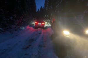 gps sent drivers stuck snow