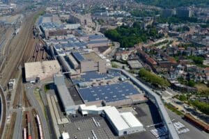 Aerial View Audi Site Brussels, Belgium
