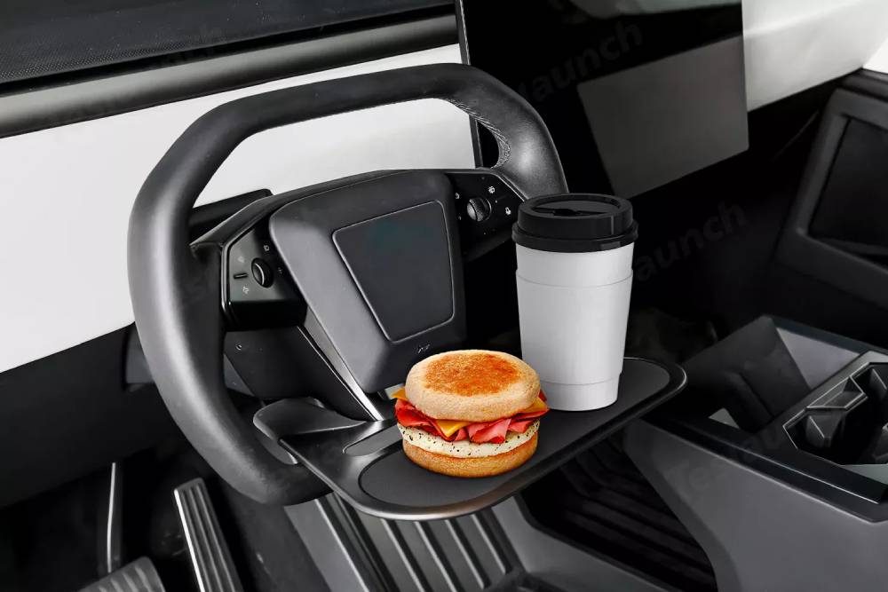 Tesla Cybertruck με έξτρα τραπεζάκι για φαγητό