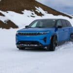 Cold weather testing of the all-new 2024 Jeep® Wagoneer S in New Zealand, the brands first global battery-electric vehicle.