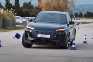 audi q6 e-tron moose test