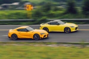 nissan z vs toyota supra sales