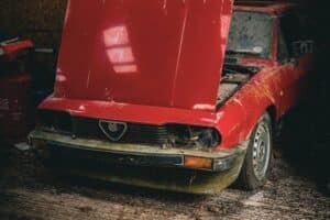 abandoned alfetta gtv