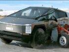cybertruck crash test