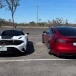 mclaren 750s vs tesla model s plaid