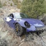 Porsche 911 GT3 RS wrecked