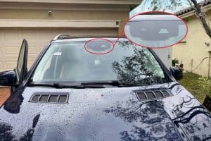 tinted windshield radar