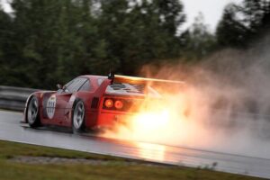 ferrari f40 lm backfire