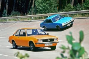 Opel Manta und Ascona in Rodgau-Dudenhofen, 1975