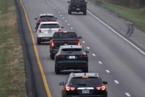 driving slow in the fast lane