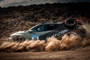 hyundai santa cruz race