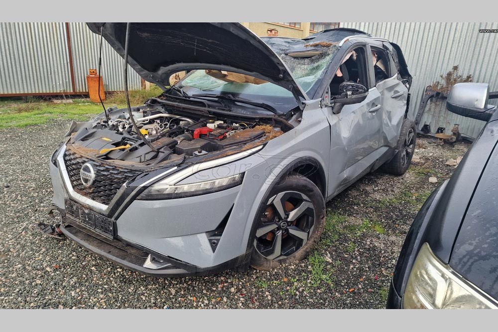 Άδοξο τέλος για ένα Nissan Qashqai με 3.000 χλμ.