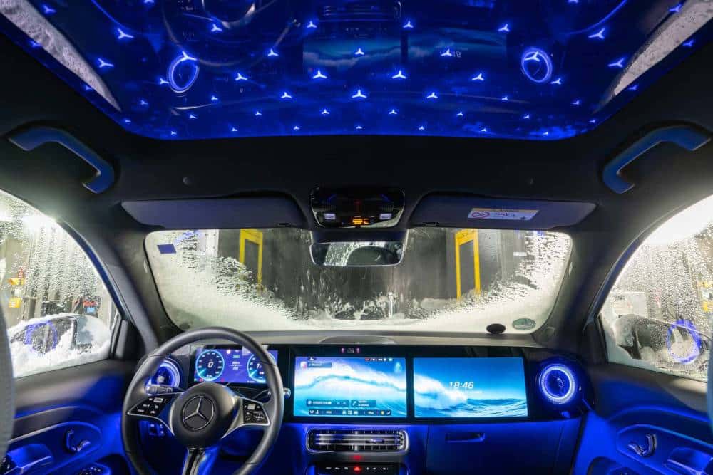 Υπερπαραγωγή το εσωτερικό της νέας Mercedes GLB