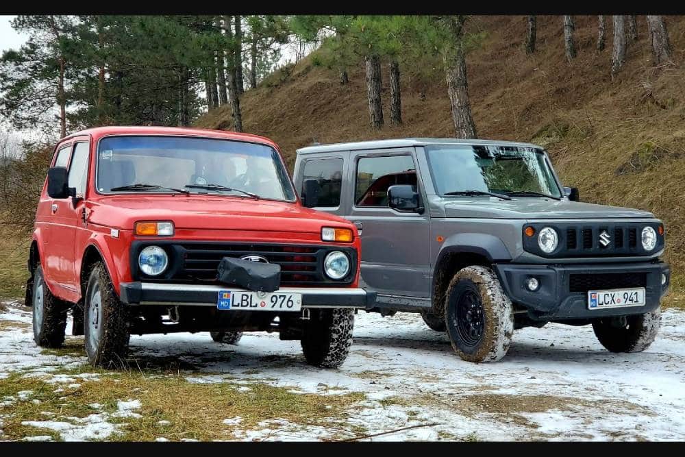 Lada Niva και Suzuki Jimny μας «τα λένε» από τα δάση (+video)
