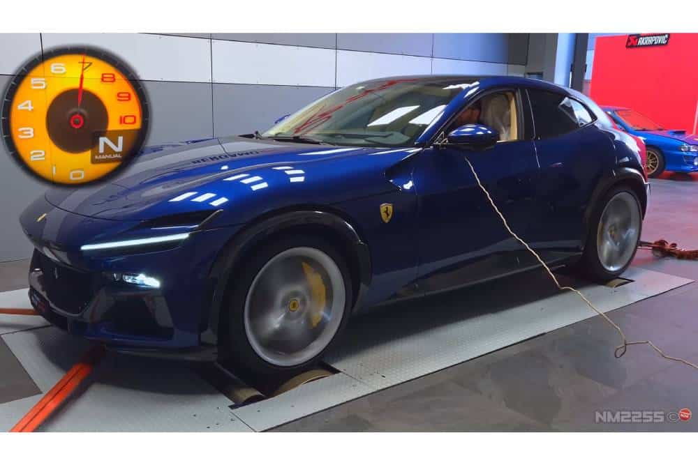 Ξεσηκώνει η Ferrari Purosangue στο δυναμόμετρο (+video)