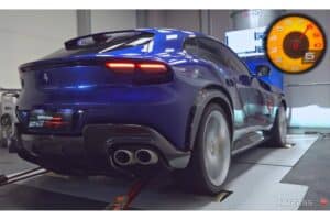 ferrari purosangue dyno run