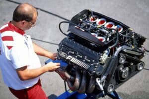 1990 Racing Hungarian GP Ford Arrows engine neg 594-52 (1)