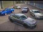 Ονειρική συλλογή με τετράδα Nissan Skyline R34