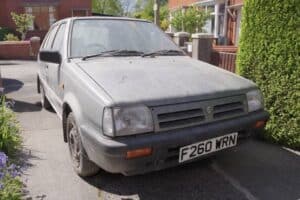 abandoned nissan micra k10 (1)