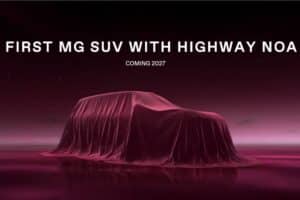 First MG SUV with Highway NOA
