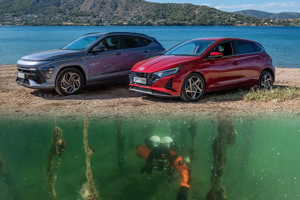 Healthy Seas και Hyundai καθάρισαν θάλασσα της Σαλαμίνας